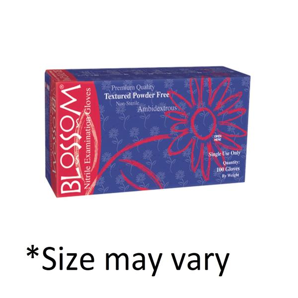 Gloves Exam Blossom Powder-Free Nitrile Latex-Free Small White 1000/Ca